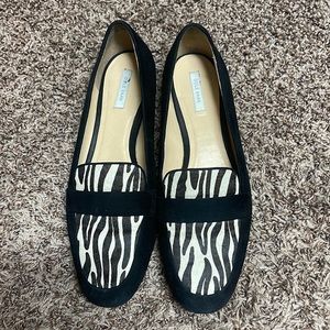 Ladies Cole Haan suede zebra print 10B flats